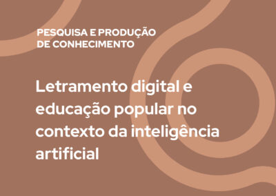 Letramento digital e educação popular no contexto da inteligência artificial